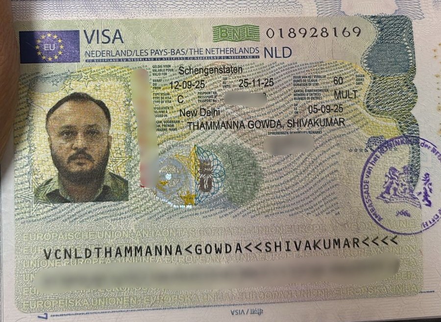 Shivakumar Thammanna Gowda Visa